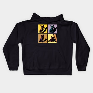 Cat Bombay Pop Art- Cute Kitties Kids Hoodie